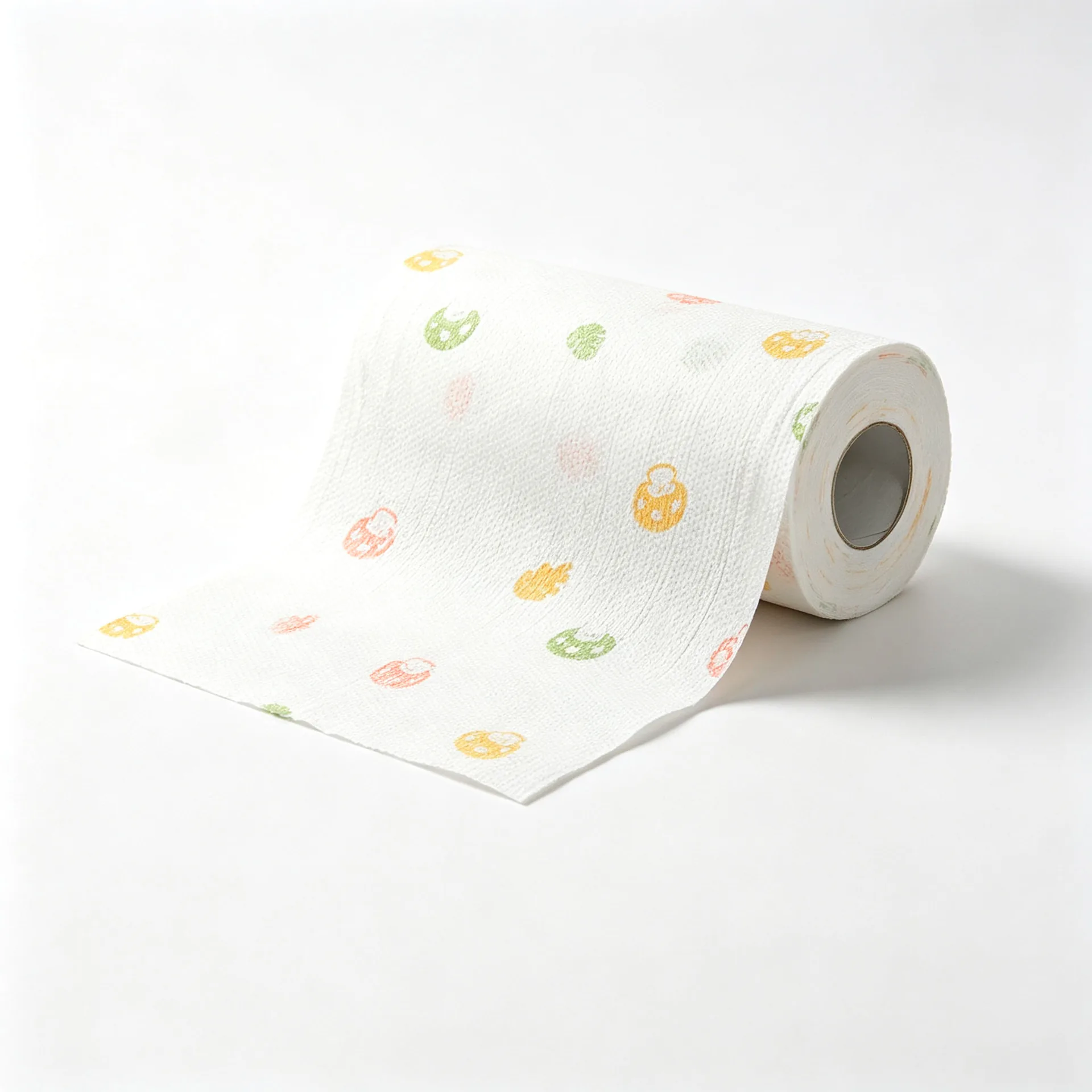Printed Disposable Kitchen Cleaning Cloth Roll detail
