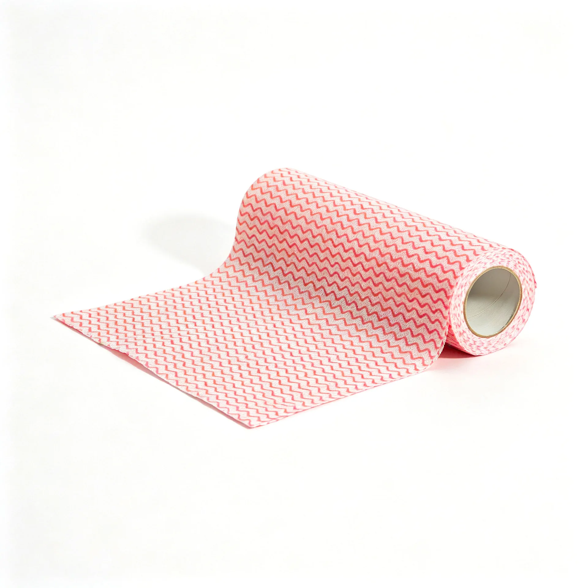 Wave-Texture Disposable Kitchen Cleaning Cloth Roll detail