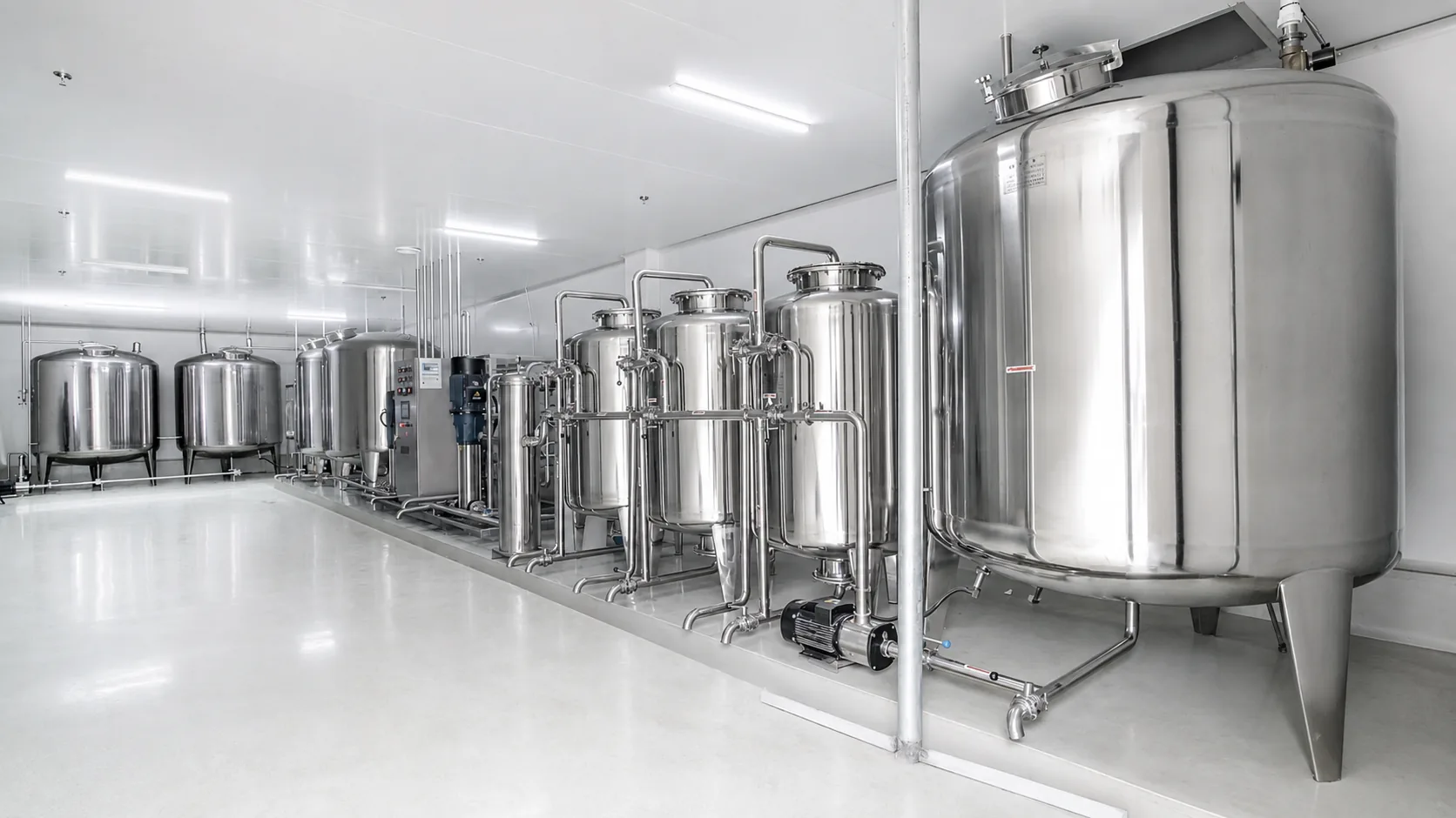 Purified water system for wet-process wipe manufacturing